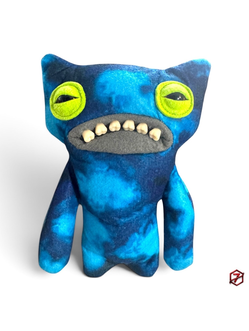 Fuggler Greedy Grinner Blue Velour 9in Plush New Fuggs on the Block Spin Master